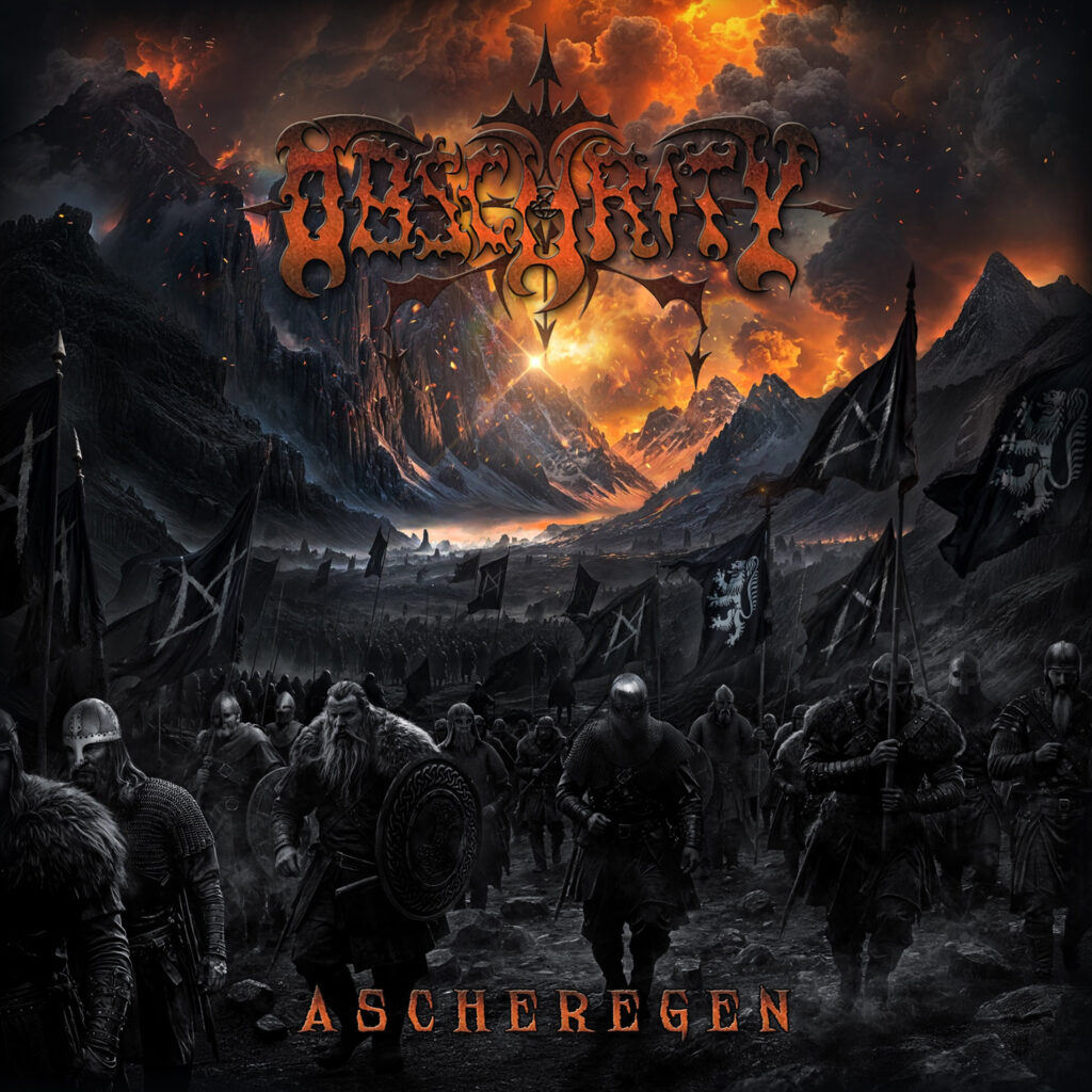 OBSCURITY - Ascheregen Cover 2026